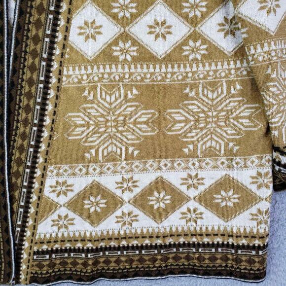 Icelandic Design Women's Open Front Cardigan Sweater Size Small Wool Blend - Picture 5 of 10